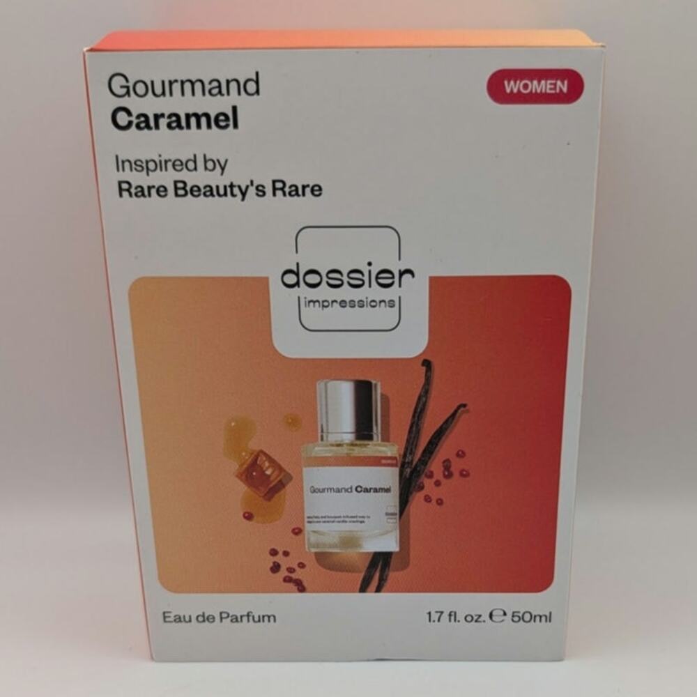 Dossier Gourmand Caramel Eau de Parfum  Inspired by Rare Beauty's Rare 1.7 oz